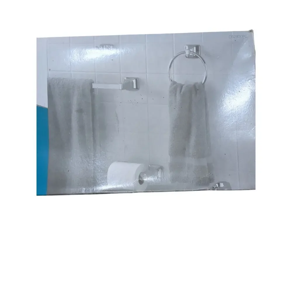 Bath Accessories Kit 4 pieces, Franklin Brass Futura Collection Polished Chrome
